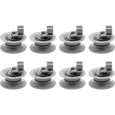 Lot de 8 rouleaux de panier inférieur pour lave-vaisselle de 30 mm - Roulettes de lave-vaisselle - Roulettes universelles pour lave-vaisselle - Convient à tous les lave-vaisselle (1/5)