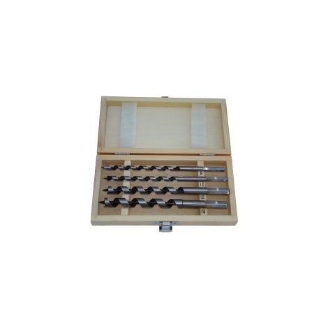 Punte per legno 4 pezzi 200mm elicoidali in box