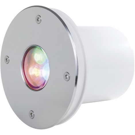 Subaquatique encastré PAL IP68 LED SMD RGB 4W CRI80 45º Acier inoxydable (1/4)