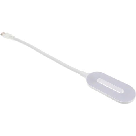 USB-LED-Leselampe mit Schwanenhals – Verstellbare Leselampe mit Augenschutzfunktion für Nachttisch, Studentenwohnheim und Büro