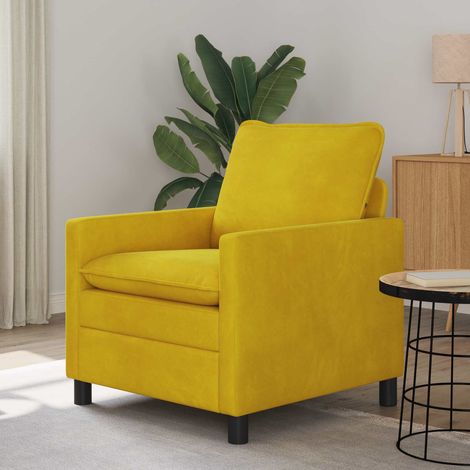 Sofá Amarillo 76 x 81 x 87,5 cm Terciopelo (1/5)
