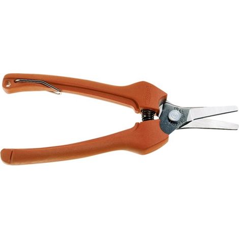 BAHCO bahco tijera vendimia p-127 de 19 bulk30 corte 6 mm , HOJA CORTA Y RECTA PUNTA REDONDA CORTE 20mmhoja filo recto y contrahoja dentada UVA Y FLORES