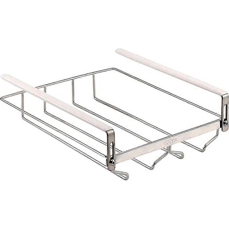 Organisateur de verres à vin réglable, porte-verres à vin suspendu en métal, 23 cm (1/5)