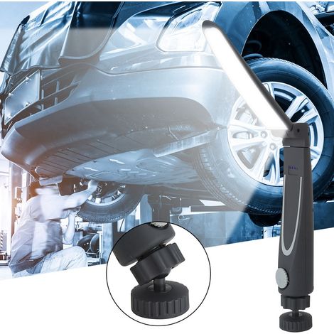 Lampe torche de travail LED COB USB pliable à intensité variable, lampe torche d'urgence extérieure (1/5)