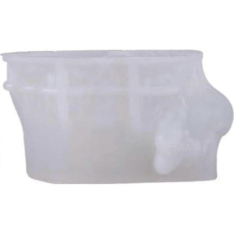 Moule vache décorative 3D, ornement mignon couché, pour table, jardin, école, pelouse, Noël (1/5)