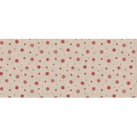 TOVAGLIATO fantasia stella natale 'FESTIVITIES' art. N1E/07 Snowflakes  - BONITA
