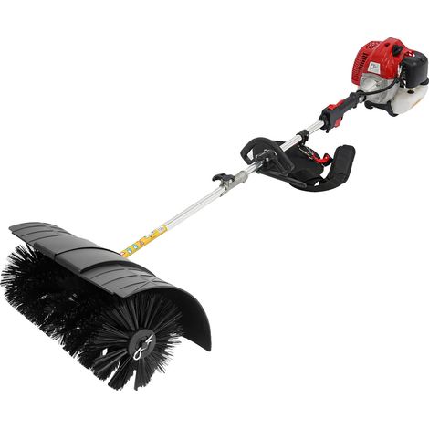 Barredora portátil de gasolina, motor de 52 cc, 1700 W de potencia, cepillo de nailon, refrigeración por aire, depósito de combustible de 1 litro. (1/5)