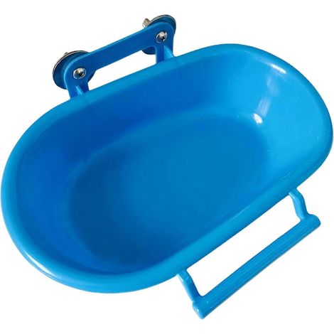 Bac de douche pour oiseaux, vis d'extension pour cage à oiseaux, baignoire pour perroquets, abreuvoir pour oiseaux, mangeoire pour perruches ondulées, accessoires pour cage (1/5)