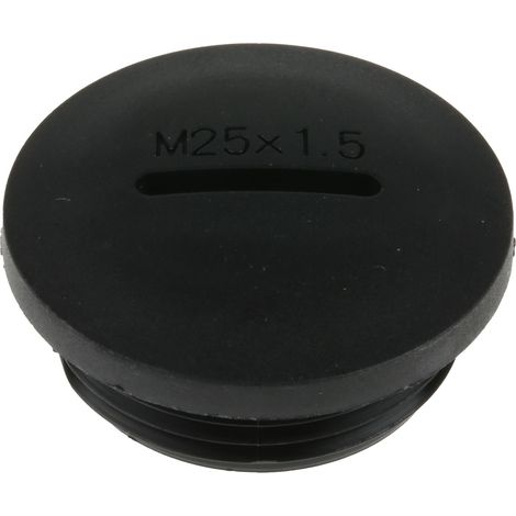 Bouchon obturateur RS PRO M25 x 1.5, Ø 24.7mm - 29.7mm en Nylon 66 ( Prix pour Paquet de 100 ) (1/2)