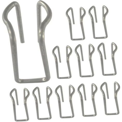 50pièces Clips Métalliques Pour Toile Ombrage Réutilisable Boucles De Fixation Pour Filet De Jardin Clips Pour Film De Serre (1/4)