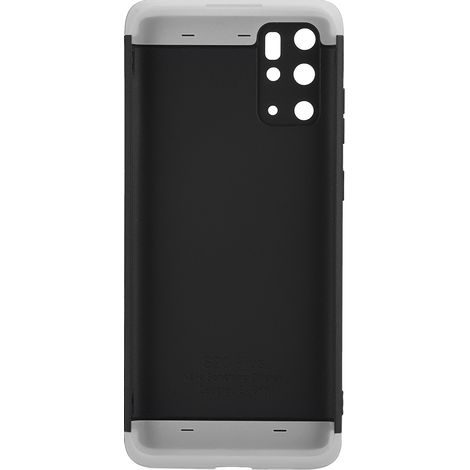 Coque de protection antichoc pour smartphone SM S20 Plus, argent et noir