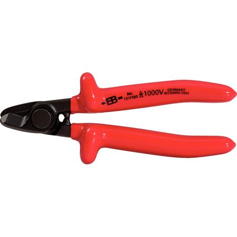 KS Tools 1000V Einhand-Kabelschere, 160 mm (1/3)