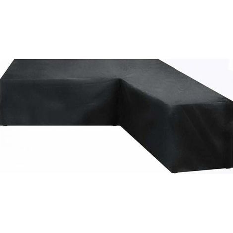 (320x320x80cm) Waterproof Garden Corner Furniture Cover, L-Shaped Garden Sofa Cover, 210D Oxford Fabric Cover (1/5)