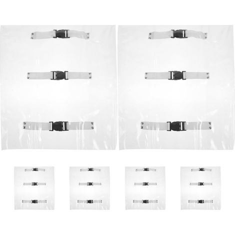 VICASKY Lot de 6 protège-pieds chaise dentaire transparents (1/5)