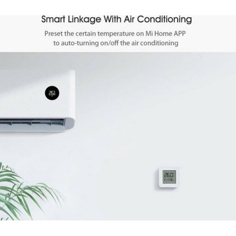 Hygromètre Thermomètre - Bluetooth 4.2 BLE - Écran LCD 28x28 mm - Plage Température 0 à 60 °C / Humidité 0 à 99 % RH - Format Poche 43x43x12,5 mm - CR2032 - 2 Pièces (1/4)
