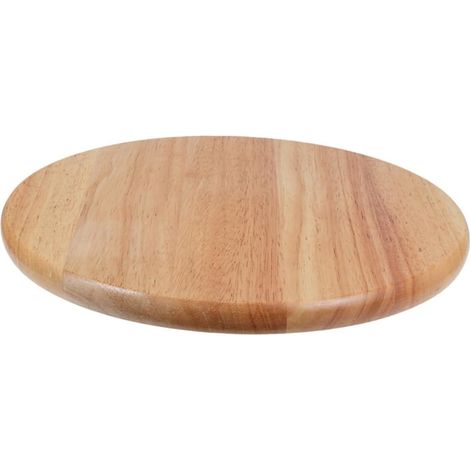 Assise de Tabouret Rond en Bois Massif 35 Cm Diamètre Siège de Remplacement Ergonomique pour Tabouret de Bar et Chaise Salle à Manger Accessoire Solide Usage Restaurant Maison (1/5)