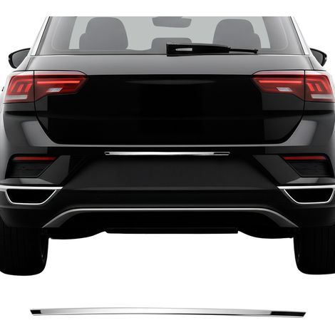 Garniture de Hayon Coffre pour VW T-Roc 2017-2021 acier inox (1/5)