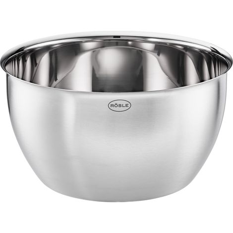 Bol mélangeur Basics Line en acier inoxydable, 17,8 cm de diamètre, 11,4 cm de hauteur, Argent (1/5)
