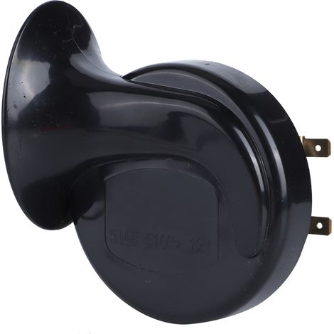 Avertisseur sonore 12V universel, corne électrique escargot 110dB 510Hz pour moto, klaxon puissant étanche, haut-parleur voix forte, remplacement direct. (1/5)