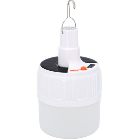 L'ampoule extérieure d'ampoule de tente de camping a mené l'éclairage rechargeable portatif de lampe solaire