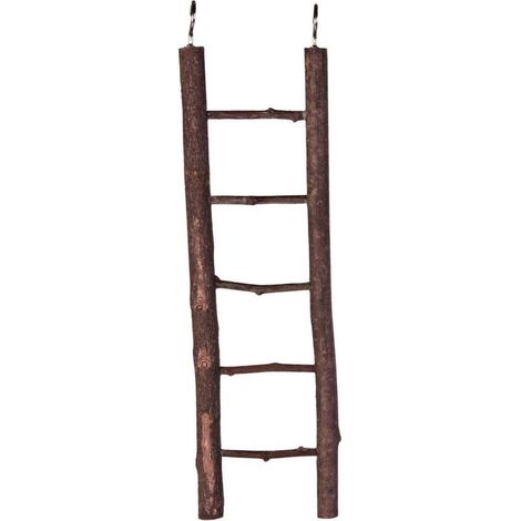 Ladder, bark wood, 5 rungs/26 cm (1/3)