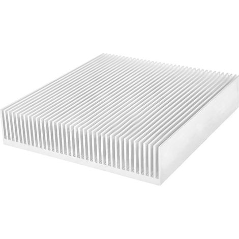Set radiator din aluminiu pentru racire, conductivitate termica, alb, 30 x 30 cm (1/5)