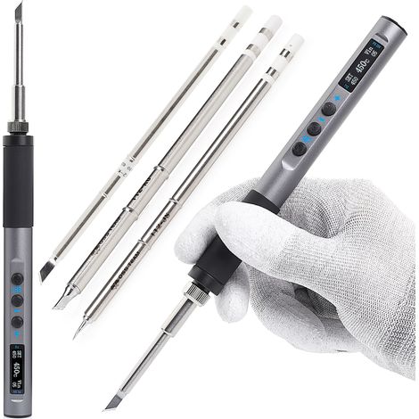 T12 OLED 65W USB Präzisions-Lötkolben-Set 1