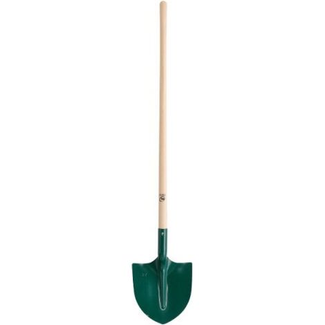 Pelle ronde tôle (29 cm) - manche pomme bois (110 cm) certifié PEFC 100% - Leborgne