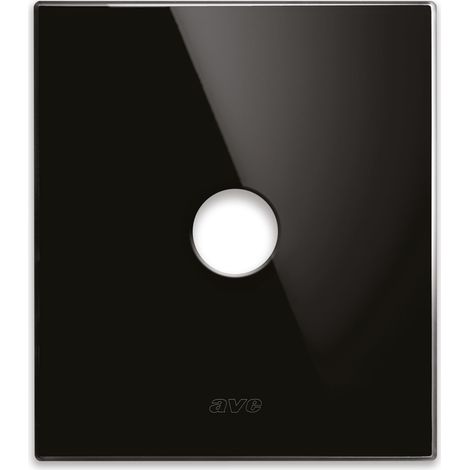 Placca New Style Vetro Nero As.1Com AVE 44PVNT21NAL