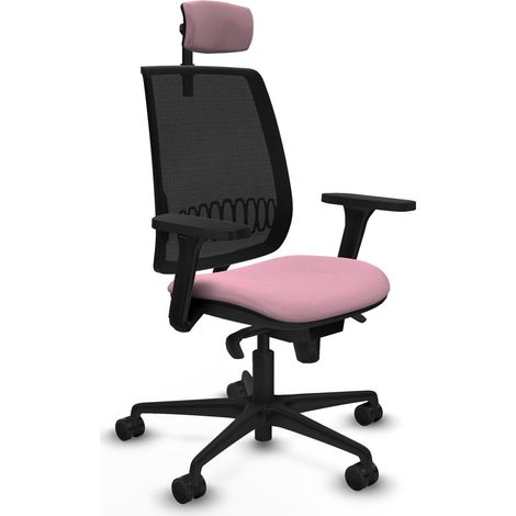 Silla de oficina piqueras y crespo Alares negro malla cómoda (1/2)