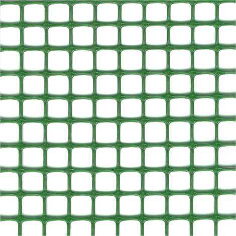 Tenax 62335507 Quadra 10 Rete Protettiva in Plastica HDPE Maglia 10x10 mm 0.80x50 m Stabilizzata UV colore Verde (1/4)