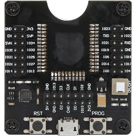 Test- und Programmiervorrichtung für Entwicklungsboards für elektronische Bauteile des Typs EspressifWROOM32
