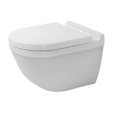 Inodoro suspendido STARCK 3 RIMLESS ti 360x540mm blanco