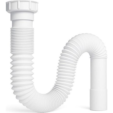 1 Waschbecken-Siphon, 32/40 mm Auslass, 1-1/4 oder 1-1/2 Zoll Einlass, Adapter im Lieferumfang enthalten, Küche und Bad (1/5)