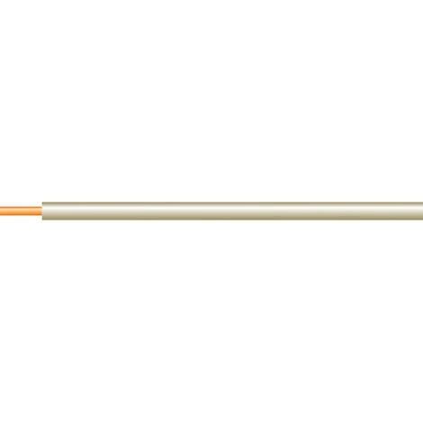 fil rigide - h07vu - 1 x 1.5 mm2 - ivoire - couronne de 100 mètres