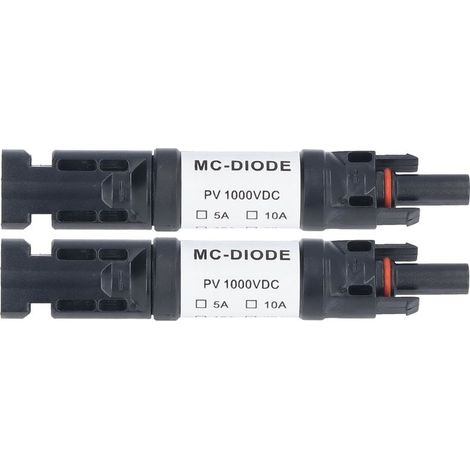 Connecteur Solaire MC-20D 1000V IP68 Étanche avec Porte-Fusible pour Panneaux Photovoltaïques (1/5)