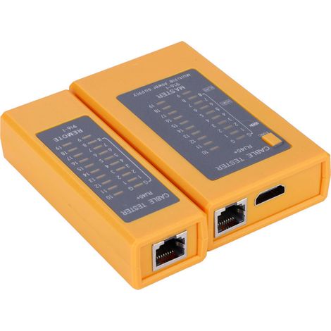 Tester per cavi HDMI/RJ45 – Digitale – Tracker – Portatile – Alta Definizione