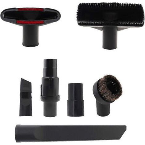 Ensemble de 7 accessoires pour aspirateur Shark NV360 NV352 et Karcher NT18/1 NT25/1 : brosses à poussière et adaptateur pour tuyau d'aspirateur (1/5)