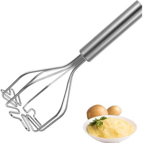 Presse-Purée Multifonctionnel en Acier InoxydableOutil de Cuisine Efficace et Durable (1/5)