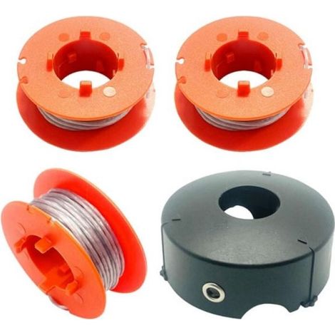 Spool of trimmer line for Bosch Art 23/26/30 Easytrim & Combitrim – 8 m × 1.6 mm, automatic Pro-Tap system (3 spools + 1 cover) (1/5)