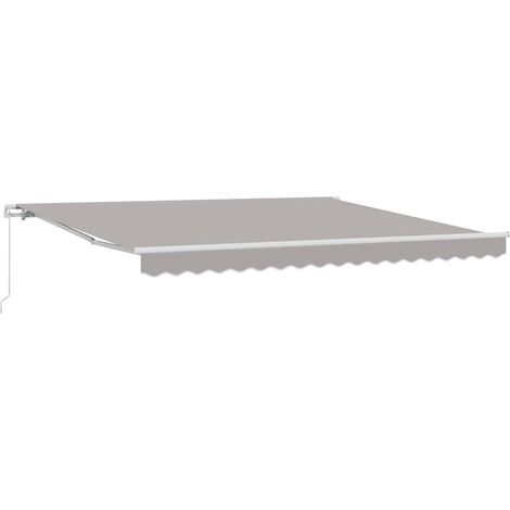 Maison Exclusive - Auvent rétractable Gris clair 400 x 350 x 165 cm (1/5)