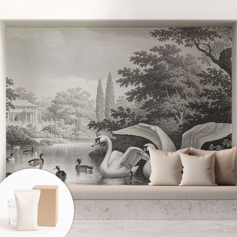 Carta Da Parati - Murale Alla Moda Decorazione - Camera Da Letto - Con Colla Gratuita L'eleganza della natura 208x146 cm (1/5)