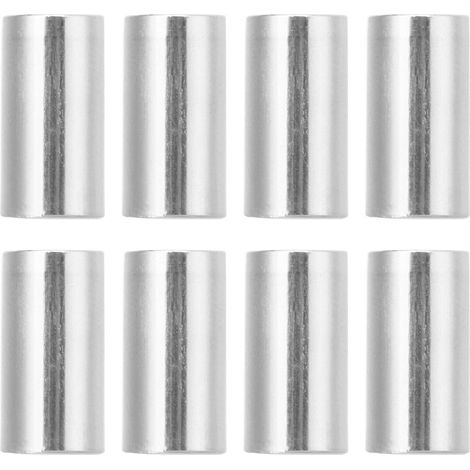 Écrous de raccordement ronds M6 x 1,0, lot de 20, longueur 20 mm, acier inoxydable, filetage femelle, connexion intérieure. (1/5)