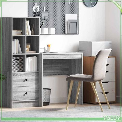 Bureau - ABI - Gris sonoma - 70 x 40 x 76 cm - Bois d'ingénierie - Durable (1/5)