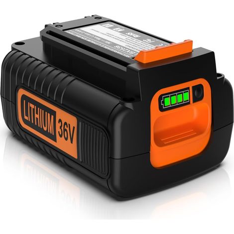 Soavoa Batterie Lithium 36V 2500mAh pour Outils de Jardinage Black et Decker, Légère et Compacte (1/5)