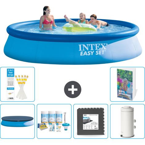 Intex Piscine Easy Set Ronde - 396x84 cm - 7-pièces S64 (1/5)