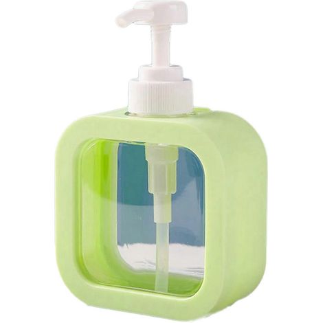 Filiyano-Distributeur de savon transparent à pression, grande capacité, pour savon pour les mains, gel douche, indispensable pour enfants et adultes (1/5)