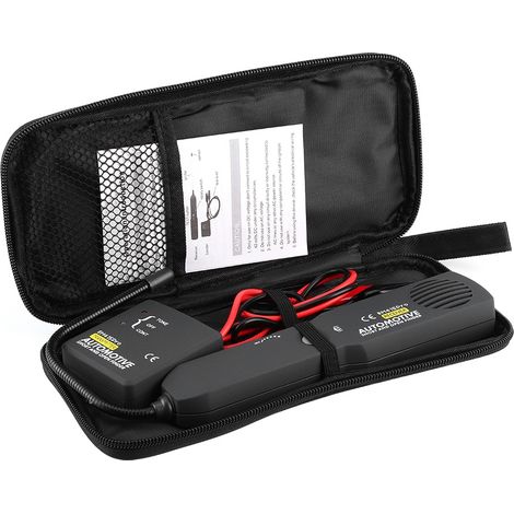 Testeur de circuit électrique EM415PRO DC6-42V DC - Localisateur de circuits ouverts et courts-circuits - Traceur de câbles pour voiture