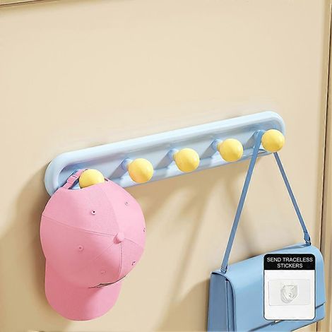 Crochets à ventouse Dopamine, supports à ventouse étanches et résistants, adaptés aux carreaux, portes vitrées, miroirs, bleus. (1/5)