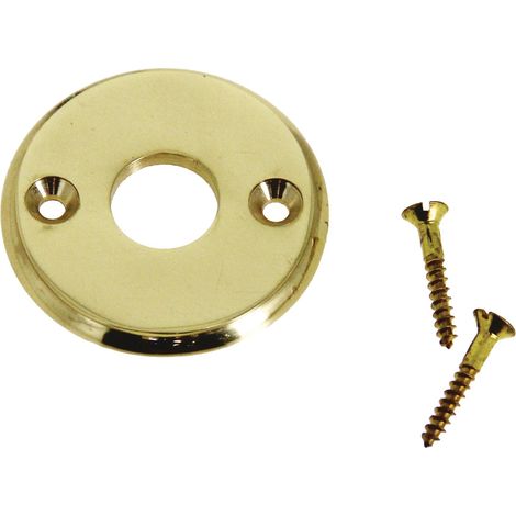 Entrée laiton poli pour béquille diamètre 45mm – Percement universel – Installation facile – THIE588 – Devismes